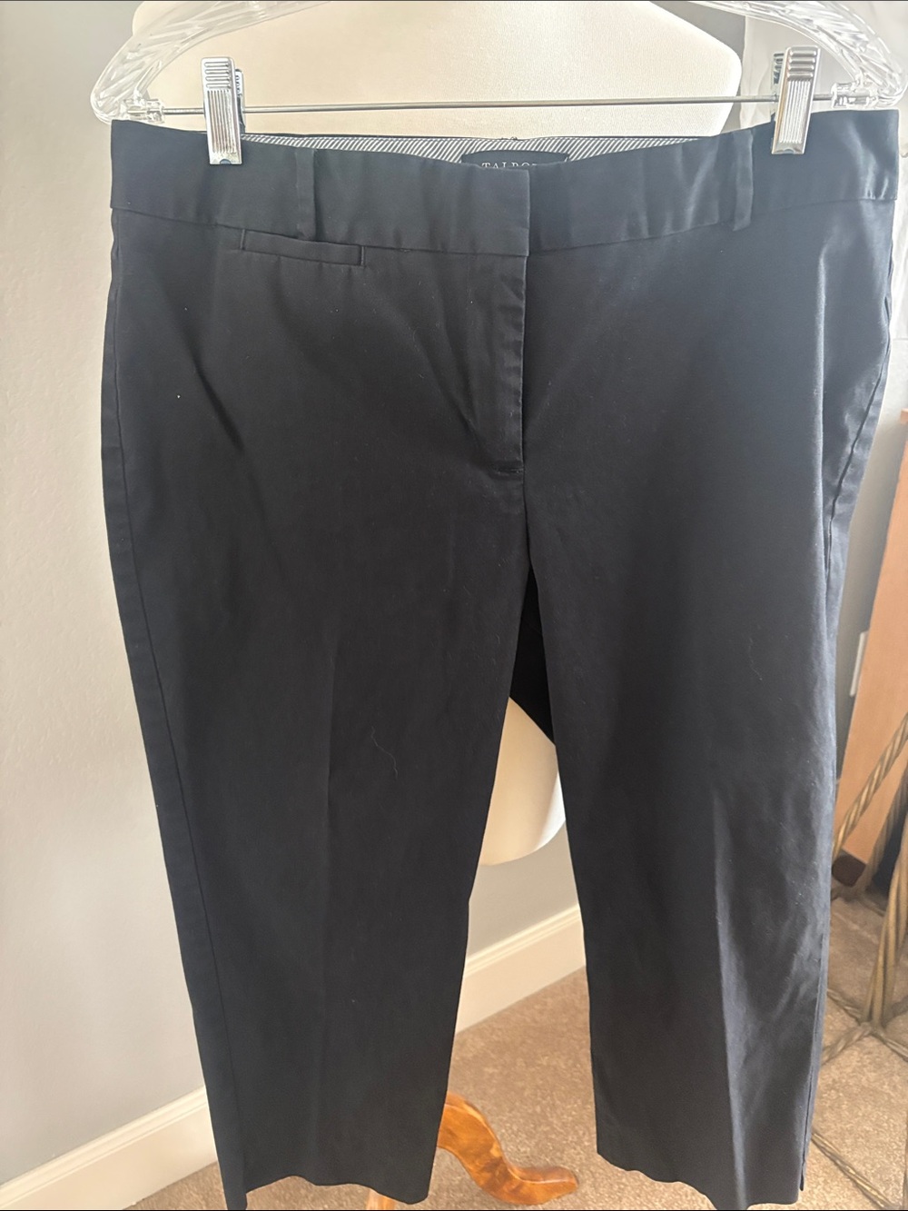 Talbots Black Cropped Dress Pants
